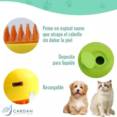 Cepillo De Vapor Para Gatos Y Perros -TuMarcaExitosa